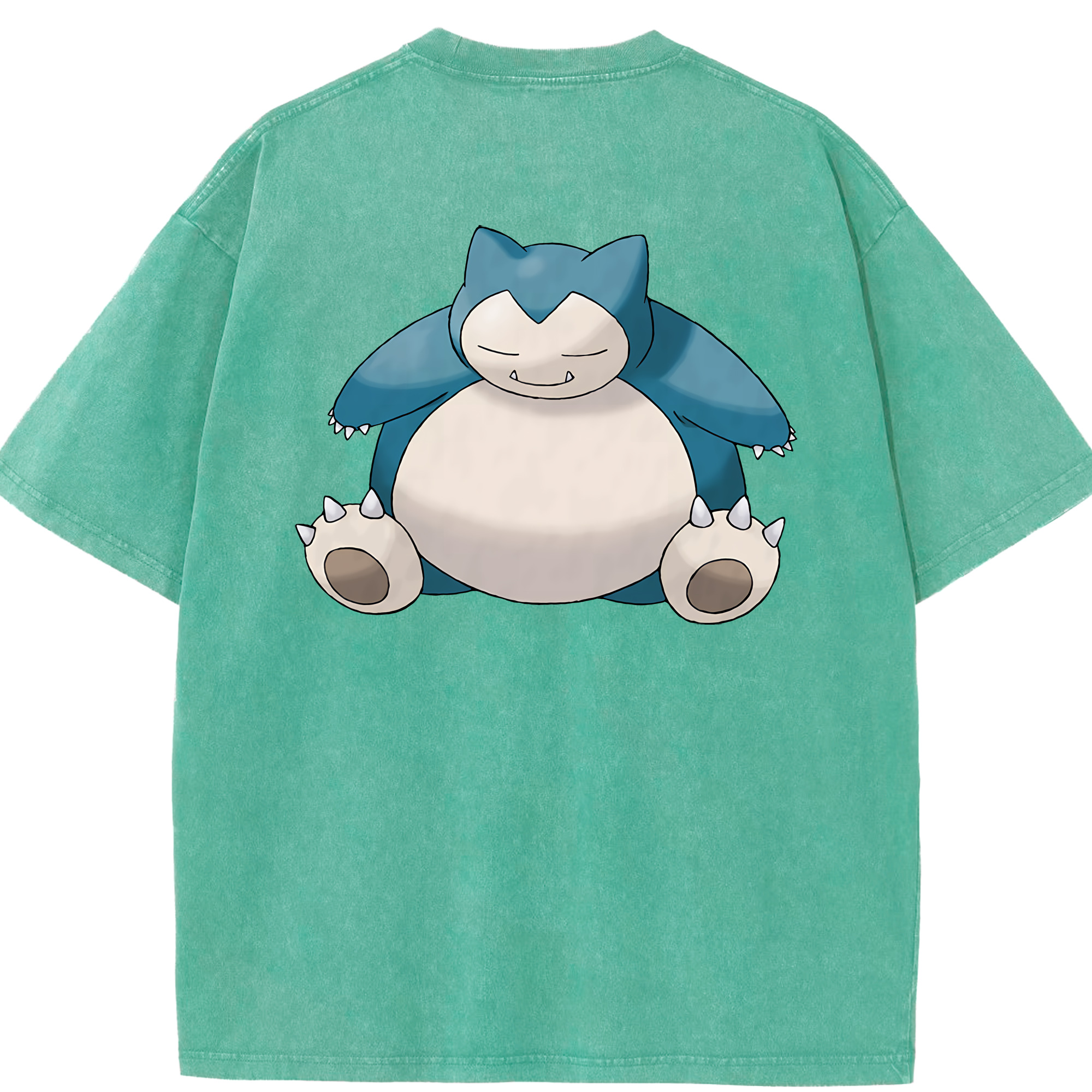 （画像用） ポケットモンスター Pokémon 綿100% ヴィンテージ風 半袖Tシャツ（背面プリント）